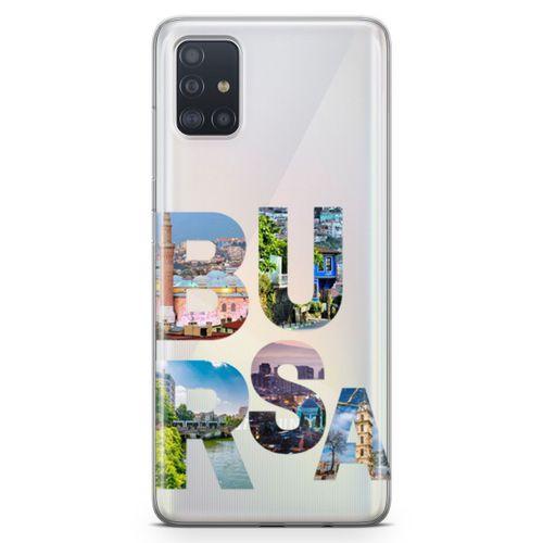 Samsung Galaxy A51 Kılıf Bursa Gezi Arka Kapak Koruma Desenli Full Koruyucu