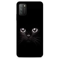Lopard Xiaomi Poco M3 Uyumlu Kılıf Kediler (44) Tough Armor Kılıf Kara Kedi