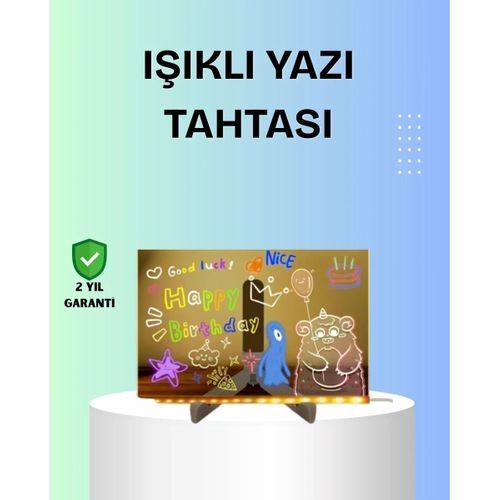 Yaratıcı Çizim Ve Mesajlar İçin Led Işıklı Renkli Tahta