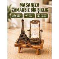 Ev, Ofis Ve Kafeler İçin Retro Ahşap Kum Saati Dekorasyonu
