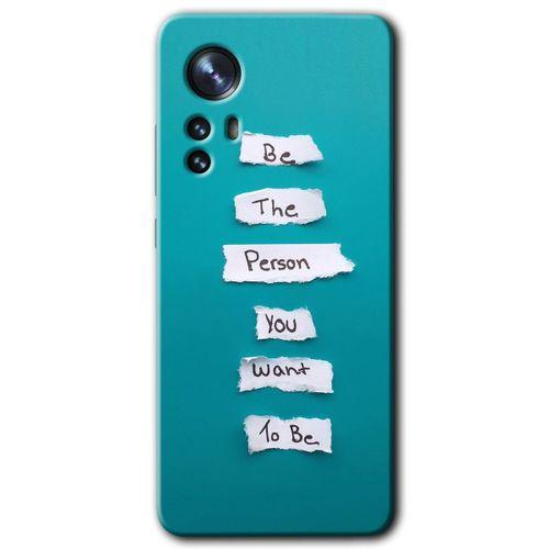 Xiaomi Mi 12 Pro HD Baskılı Kılıf + 9D Tam Ekran Koruyucu - Want You