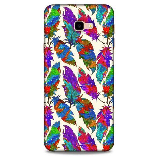Samsung Galaxy J4 Plus Kılıf Desenli Özel Seri Tüyler (34) Slim Armor Kılıf