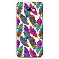 Samsung Galaxy J4 Plus Kılıf Desenli Özel Seri Tüyler (34) Slim Armor Kılıf