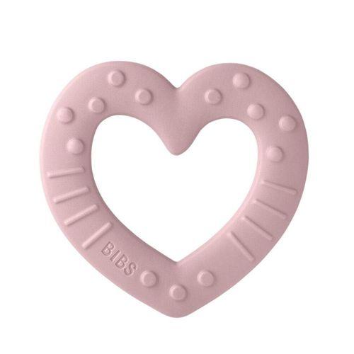 Bibs Bibs Baby Bitie Diş Kaşıyıcı Heart - Pink Plum