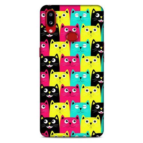 Lopard Samsung Galaxy A10s Uyumlu Kılıf Kediler (40) Fit Silikon Kılıf Minnak