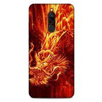 Xiaomi Redmi 8 Kılıf Dragons (12) Koruyucu Silikon Ateş Ejderhası