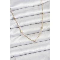 CM Gold Renk Top Zincirli Kadın Kolye