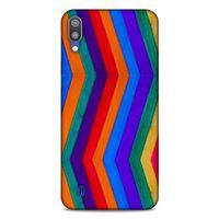 Lopard Samsung Galaxy M10 Uyumlu Kılıf Wood'X (25) Antişok Kapak Baskılı