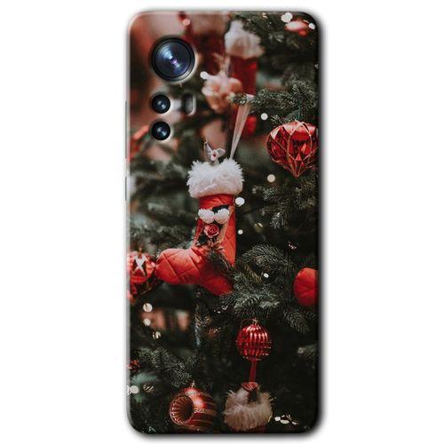 Potkal Hediye Fabrikası Xiaomi Mi 12 Kılıf HD Desen Baskılı Arka Kapak - Happy New Year