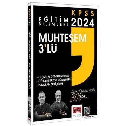 2024 Eğitim Bilimleri Muhteşem 3lü Ölçme ve Değerlendirme Öğretim İlke ve Yöntemleri Program Geliştirme Çözümlü Soru Bankası Yargı Yayınları