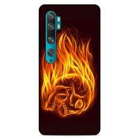 Lopard Xiaomi Mi Note 10 Pro Uyumlu Kılıf FireX (50) Shockproof Kılıf İskelet Kafa