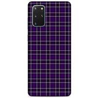 Samsung Galaxy S20 Plus Uyumlu Kılıf Mor Delisi (11) Tam Koruma Çizgili