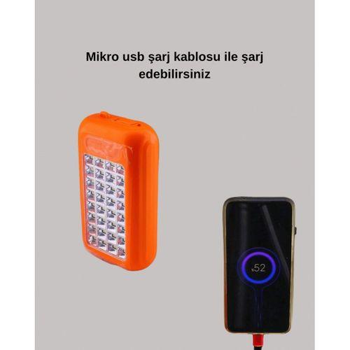 Gold Silver Güneş Enerjili Powerbank Işıldak – 10000 Mah, Taşınabilir, Suya Dayanıklı, 32 Led