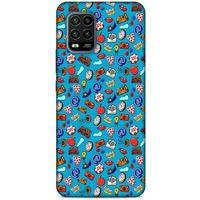 Retro (21) Desen Koruyucu Kapak Renkli Xiaomi Mi 10 Lite Kılıf