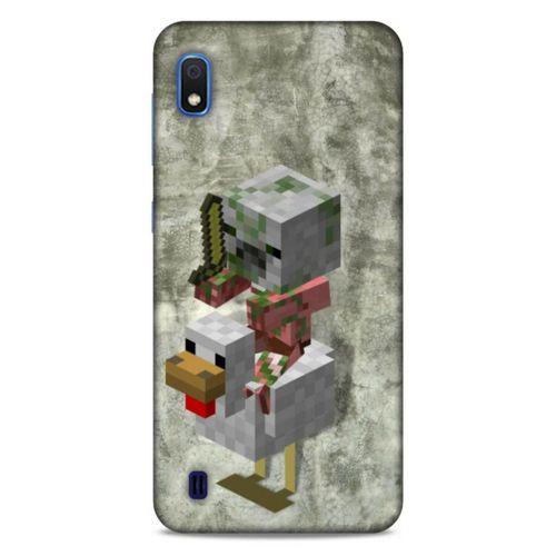 Lopard Samsung Galaxy A10 Uyumlu Kılıf PiXel (43) Thin Fit Kılıf Tavuk MC