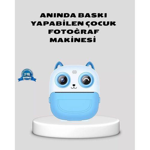 Çocuklar İçin Dijital Kamera Termal Yazıcı 48mp Çift Kamera 1300mah Batarya