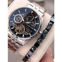 Daniel Klein Otomatik Erkek Kol Saati 30 Metre Suya Dayanıklı Çelik Kordon + Bileklik Hediyeli VS.BLKT.0690