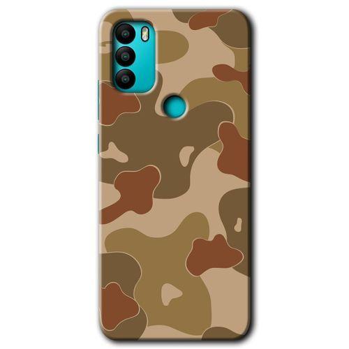GM 21 Plus Kılıf HD Desen Baskılı Arka Kapak - Kamuflaj 10 + Kırılmaz Cam