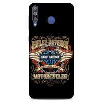 Samsung Galaxy M30 Uyumlu Kılıf Motorsiklet (6) Silikon Kılıf Harley Davidson