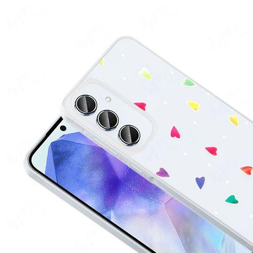 Galaxy A16 Kılıf Şeffaf Figürlü Zore Folk Sert Kapak