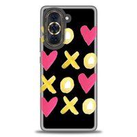 Huawei Nova 10 Kılıf HD Baskılı Kılıf - XOXOXO + Tam Ekran Koruyucu