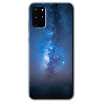 Galaxy S20 Plus Kılıf HD Desen Baskılı Arka Kapak - Samanyolu + Kırılmaz Cam