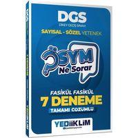 2027 DGS Sayısal Sözel Yetenek ÖSYM Ne Sorar Tamamı Çözümlü Fasikül 7 Deneme Yediiklim