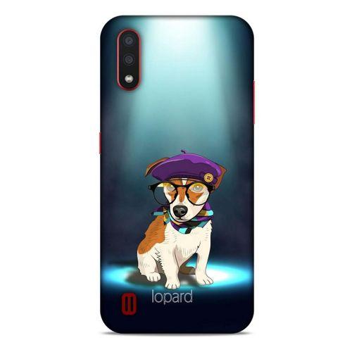 Samsung Galaxy A01 Kılıf FunnyMaX (5) Koruma Kabı Yeşil Köpek