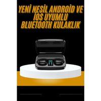 Kablosuz Dijital Göstergeli Çağrı Cevaplayabilen Tws 5 0 Bluetooth Kulaklık