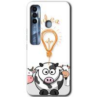 Tecno Spark 7 Pro Kılıf HD Desen Baskılı Arka Kapak - İdea Lamp