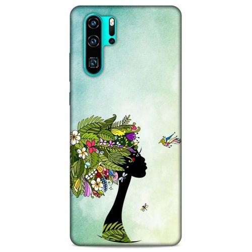 Lopard Huawei P30 Pro Uyumlu Kılıf Sürreal Yüzler ♀ (37) Silicone Cover Baskılı