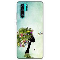 Lopard Huawei P30 Pro Uyumlu Kılıf Sürreal Yüzler ♀ (37) Silicone Cover Baskılı