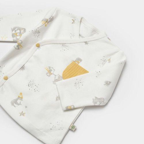 Bibaby Biorganic Penguin Club 5 Parça Hastane Çıkış Seti 62351 Ekru Gri