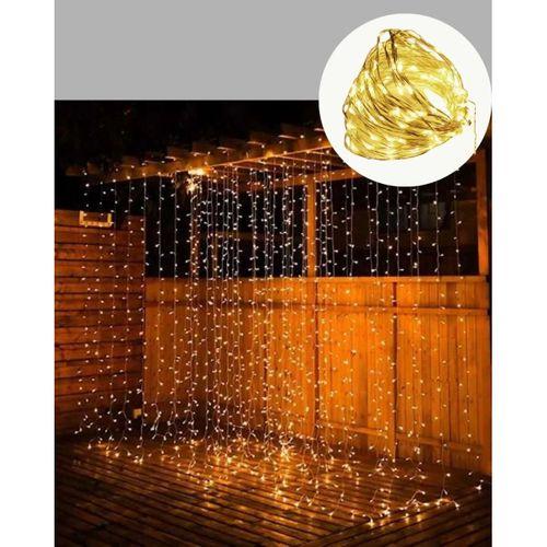 3x3 Led Işık Perdesi Şelale Model İç Dış Mekân Dekorasyonu