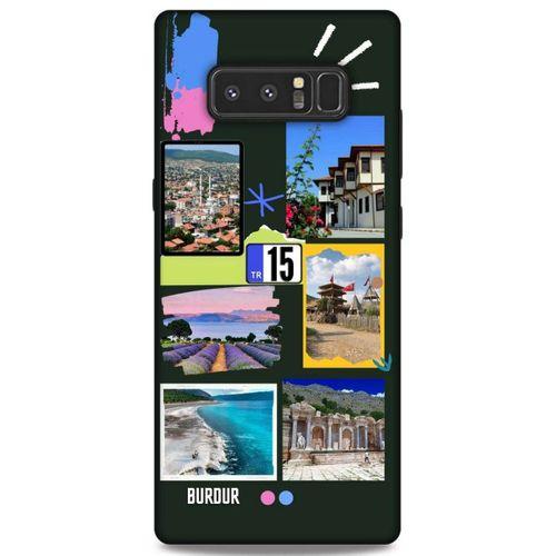 Lopard Samsung Galaxy Note 8 Uyumlu Kılıf Şehirli ※ (15) Burdur Antişok Kılıf