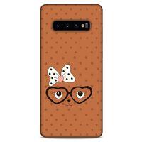 Lopard Samsung Galaxy S10 Plus Uyumlu Kılıf Kediler (11) Tam Koruma Gözlük Yüz