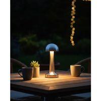 Şarjlı Kablosuz Mantar Masa Lambası Dokunmatik 3 Renk Led Modern Tasarım