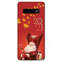 Yılbaşı Süsleri 03 Samsung Galaxy S10 Plus Kılıf Silikon Kapak