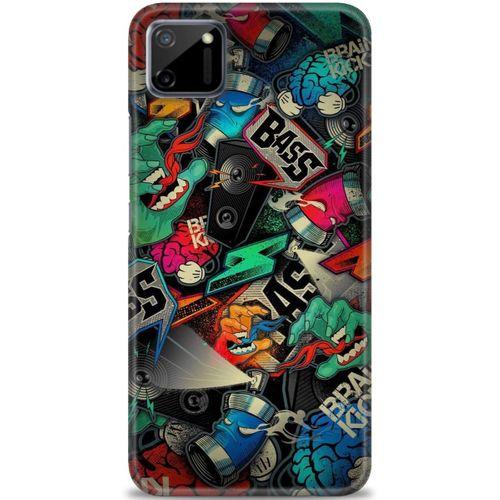 Realme C11 Kılıf HD Baskılı Kılıf - Bass + Tam Ekran Koruyucu