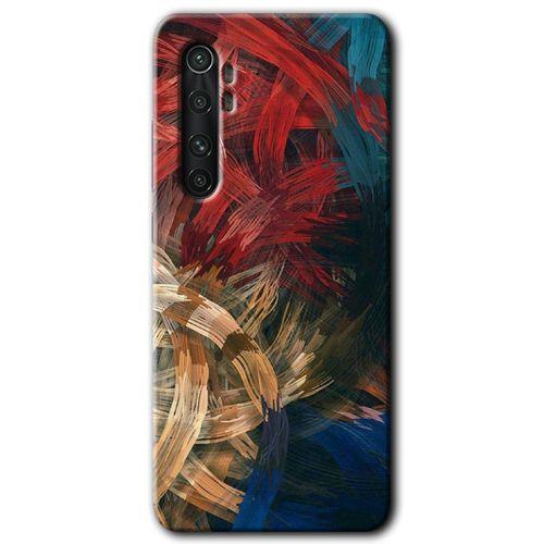 Potkal Hediye Fabrikası Xiaomi Mi Note 10 Lite Kılıf HD Desen Baskılı Arka Kapak - Karma Boyalar