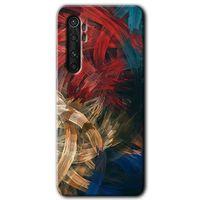 Potkal Hediye Fabrikası Xiaomi Mi Note 10 Lite Kılıf HD Desen Baskılı Arka Kapak - Karma Boyalar