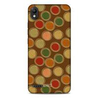 LG K20 2019 Kılıf Pastel Renkler (43) Thin Fit Kılıf Kahve Yeşil