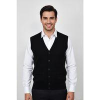 Erkek Düğmeli Yelek Cepli Çelik Örgü Klasik Kalıp BGL-ST04836