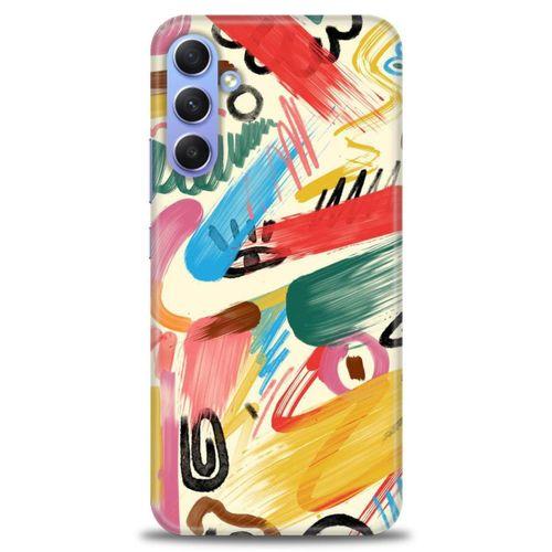 Samsung Galaxy A34 Kılıf HD Baskılı Kılıf - Sanat + Tam Ekran Koruyucu