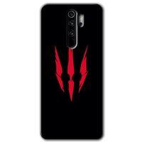 MRCİLETİSİM Xiaomi Redmi Note 8 Pro Kılıf HD Desen Baskılı Arka Kapak + Temperli Cam - Ayı Pençesi