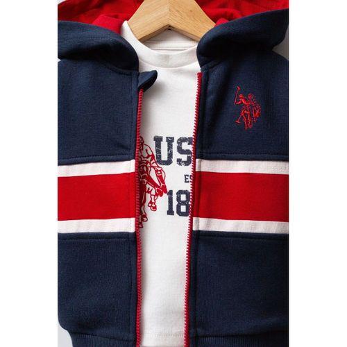 U.S.Polo U.S. Polo Assn 3'lü Takım USB2553 Lacivert-Kırmızı