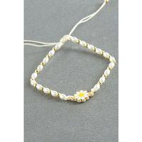 Papatya Oval İnci Bileklik