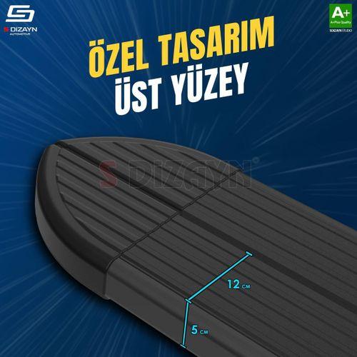 S-Dizayn Opel Grandland X 2 Hybrid Skyline Siyah Yan Basamak 183 Cm 2024 Üzeri A+ Kalite