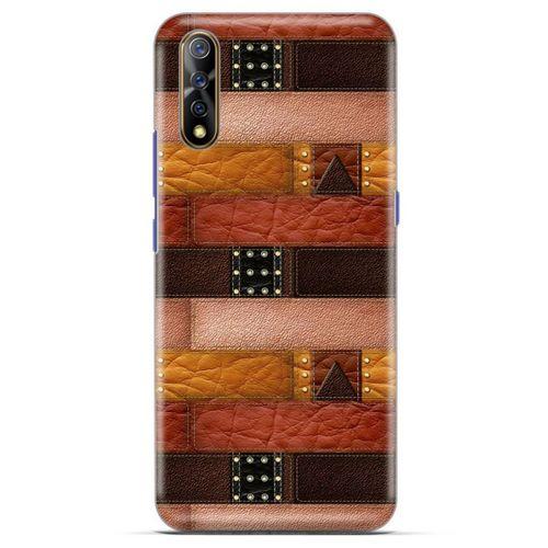 Casper Via F3 Kılıf Patchwork (33) Hybrid Kılıf Kahve Toz Pembe