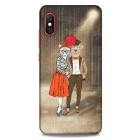 Xiaomi Redmi Note 6 Pro Kılıf FunnyMaX (31) TPU Kılıf Kahverengi
